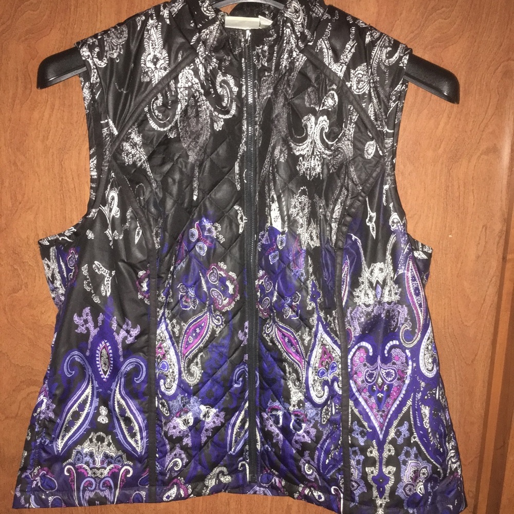 Chico’s Polyester Quilted Vest